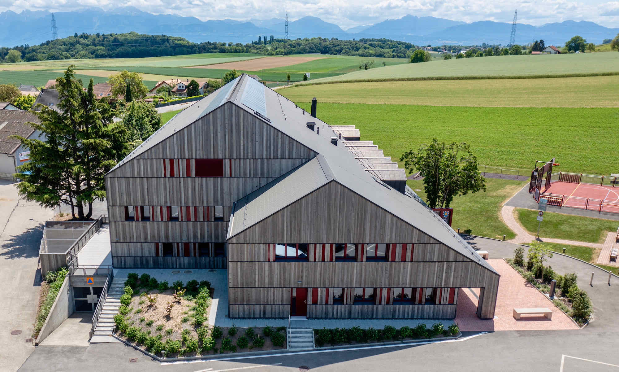 Inauguration de la salle polyvalente, Aclens